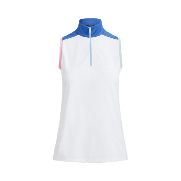 Sleeveless Quarter-Zip Polo Shirt RLX 1