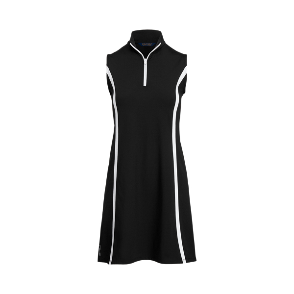 &Auml;rmelloses Performance-Jerseykleid RLX in Polo Black/Ceramic White 2