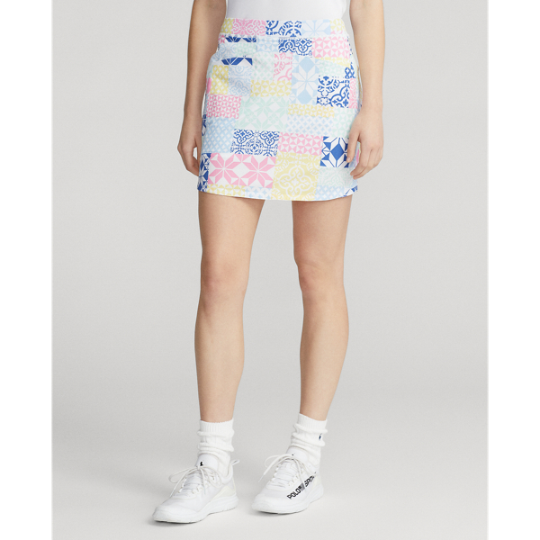 Jupe-short stretch &agrave; motif patchwork RLX en Patchwork 3