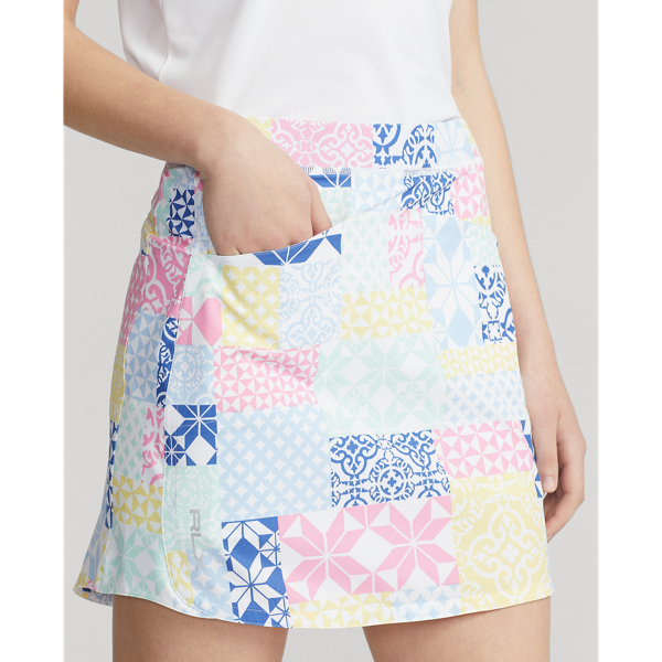 Jupe-short stretch &agrave; motif patchwork RLX en Patchwork 5