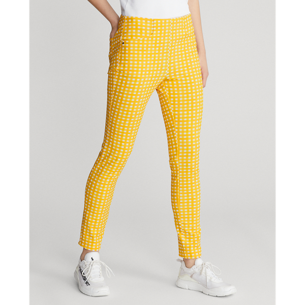 Yellow Fin Gingham Plaid Slim Stretch Trouser RLX 4