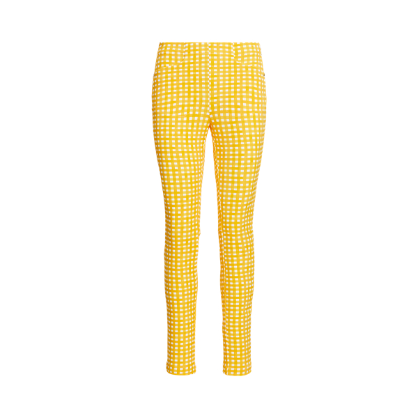 Yellow Fin Gingham Plaid Slim Stretch Trouser RLX 2