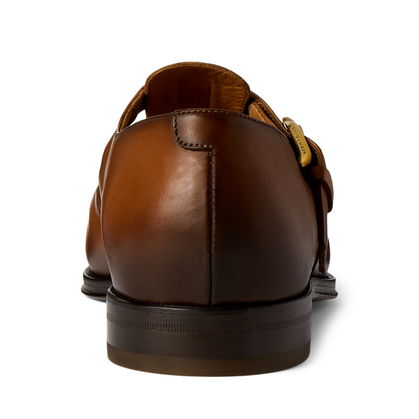 Burnished Calfskin Fisherman Sandal