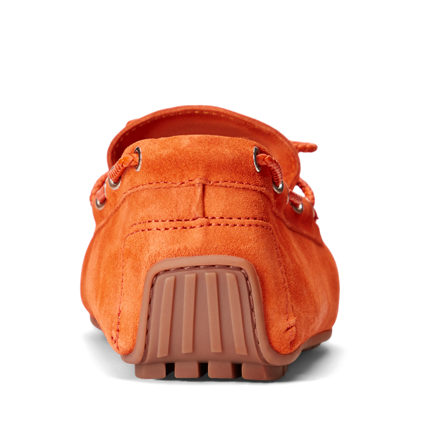 Bittersweet Orange Harold Suede Tassel Driver Purple Label 3