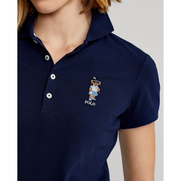 Polo ajust&eacute; Polo Bear Ralph Lauren Golf en Refined Navy 6