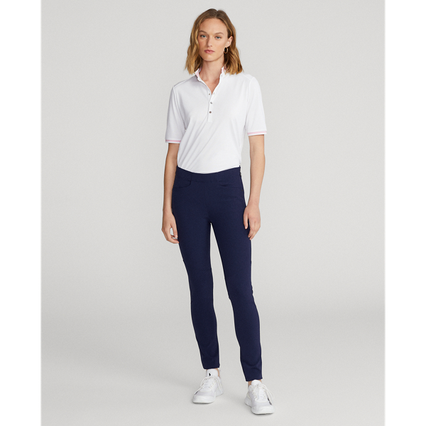 Camisa Henley Tailored Fit RLX em Ceramic White/Taylor Rose 4