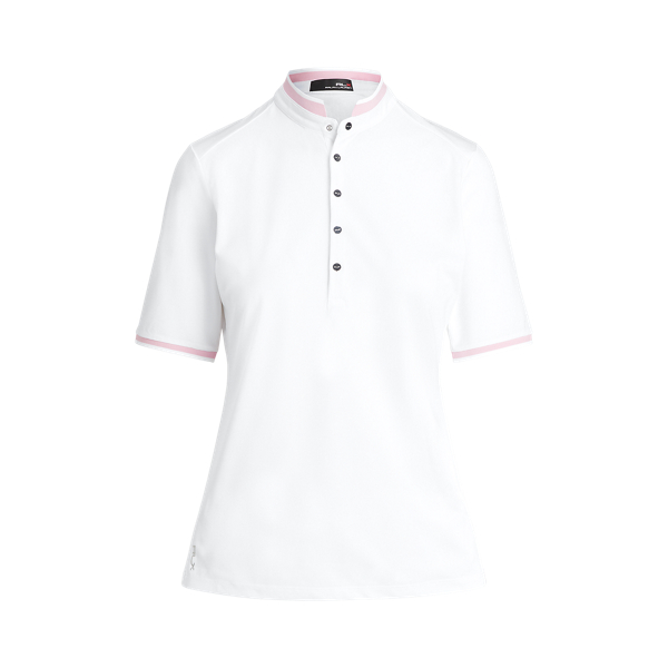 Camisa Henley Tailored Fit RLX em Ceramic White/Taylor Rose 2