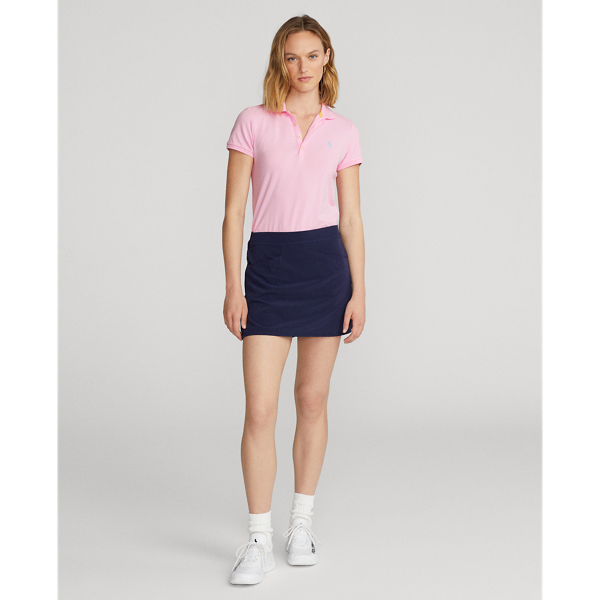 Camisa Polo em piqu&eacute; Tailored Fit Ralph Lauren Golf em Taylor Rose/Office Blue 4