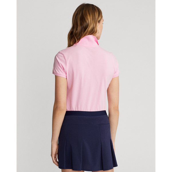 Camisa Polo em piqu&eacute; Tailored Fit Ralph Lauren Golf em Taylor Rose/Office Blue 5