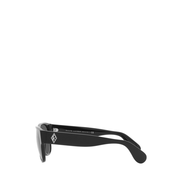 Shiny Black Deco Ralph's Club Sunglasses Ralph Lauren 3