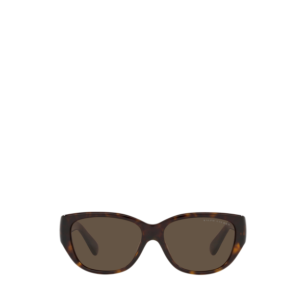 Shiny Dark Havana RL Hinge Butterfly Sunglasses Ralph Lauren 2