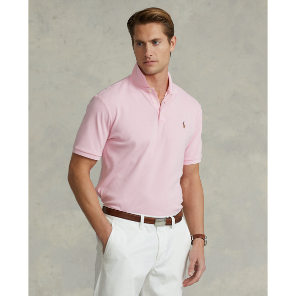 Mens pink polo shirts sale hotsell