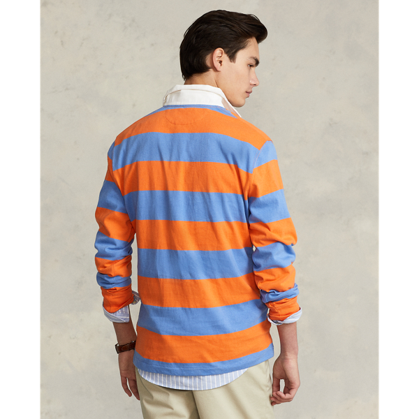◆25SS SATUR Rugby Stripe Pique Long Sleeve/4色◆ Rugby Shirt In Stripe For Men | J.Crew