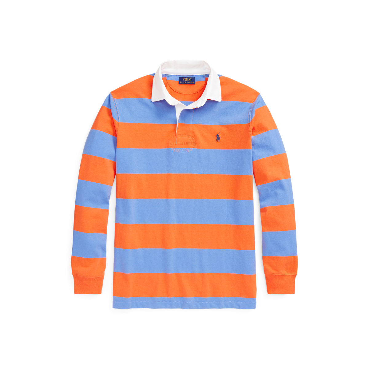 Orange and blue ralph lauren shirt on sale