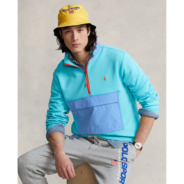 Water-Repellent Hybrid Hoodie