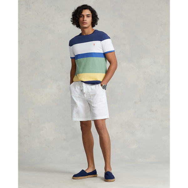 White 8-Inch Relaxed Fit Stretch Poplin Short Polo Ralph Lauren 1
