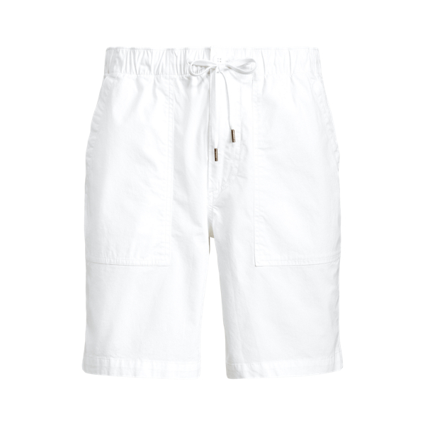 White 8-Inch Relaxed Fit Stretch Poplin Short Polo Ralph Lauren 2