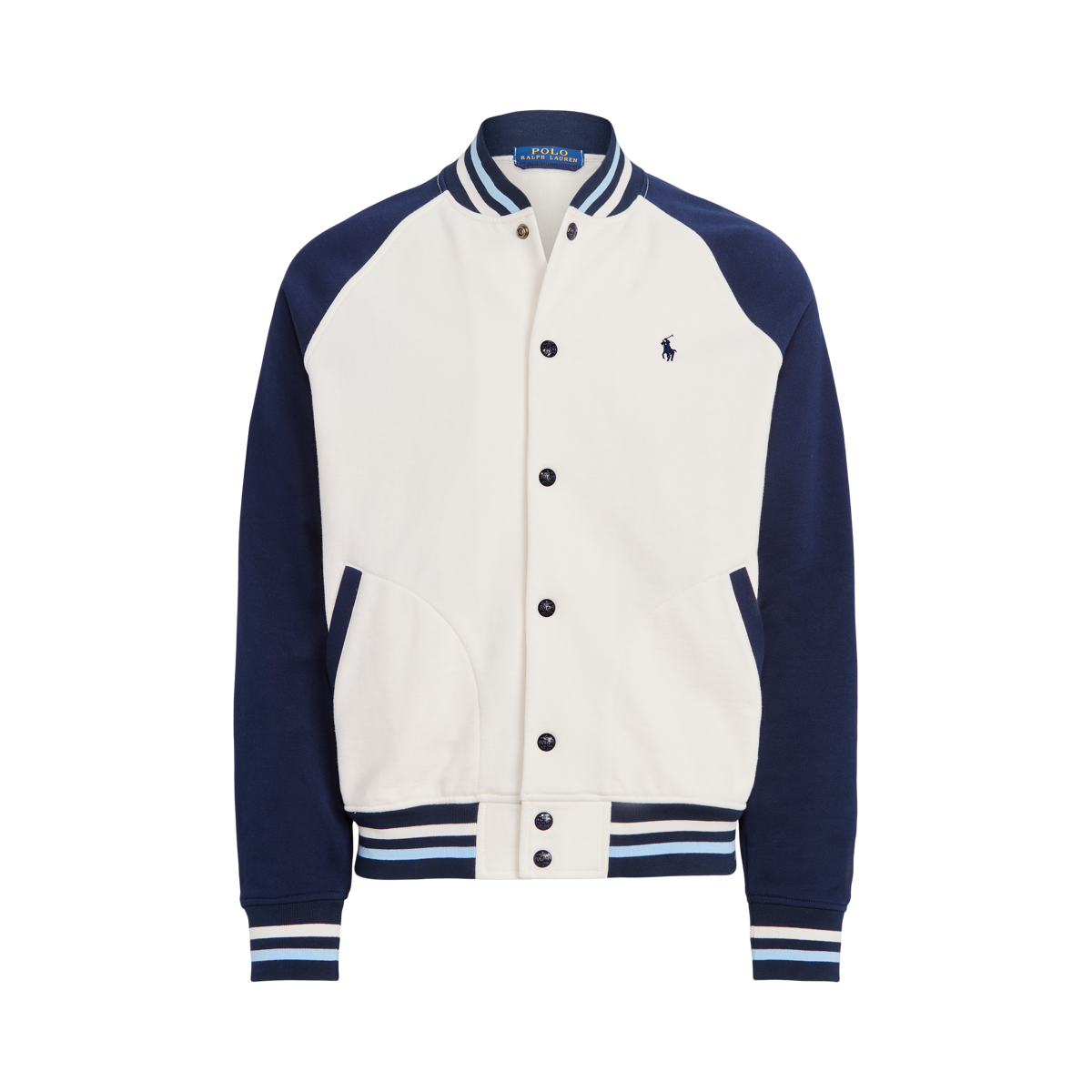 Men's polo baseball jacket on sale