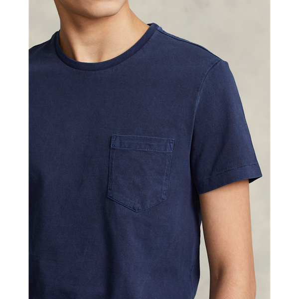Newport Navy Custom Slim Fit Jersey Pocket T-Shirt Polo Ralph Lauren 6