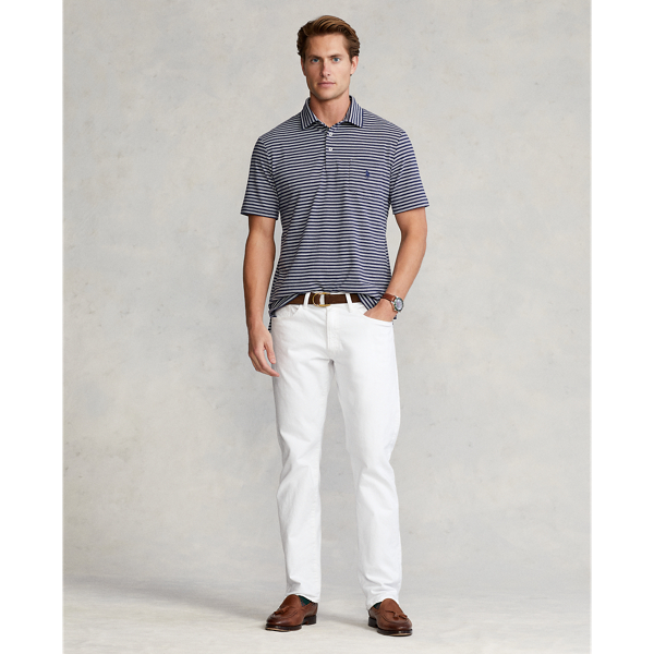 Spring Navy Heather Multi Classic Fit Performance Polo Shirt Polo Ralph Lauren 4
