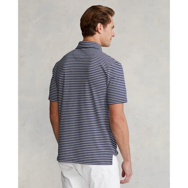 Spring Navy Heather Multi Classic Fit Performance Polo Shirt Polo Ralph Lauren 5