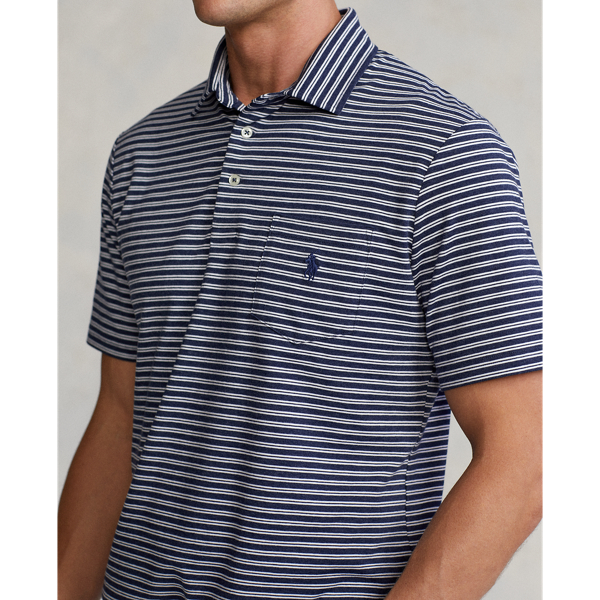 Spring Navy Heather Multi Classic Fit Performance Polo Shirt Polo Ralph Lauren 6