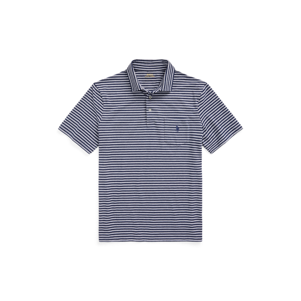 Spring Navy Heather Multi Classic Fit Performance Polo Shirt Polo Ralph Lauren 2