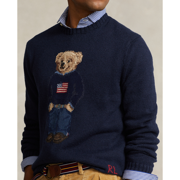 Polo Bear Cotton-Linen Jumper