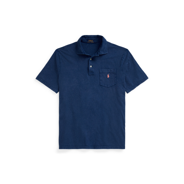 Classic fit katoen-linnen Polo-shirt