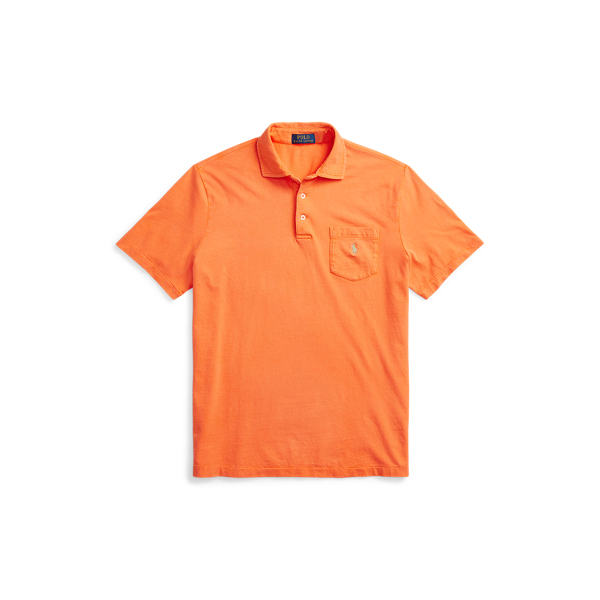 Camisa Polo Classic Fit em algod&atilde;o-linho Polo Ralph Lauren em 1