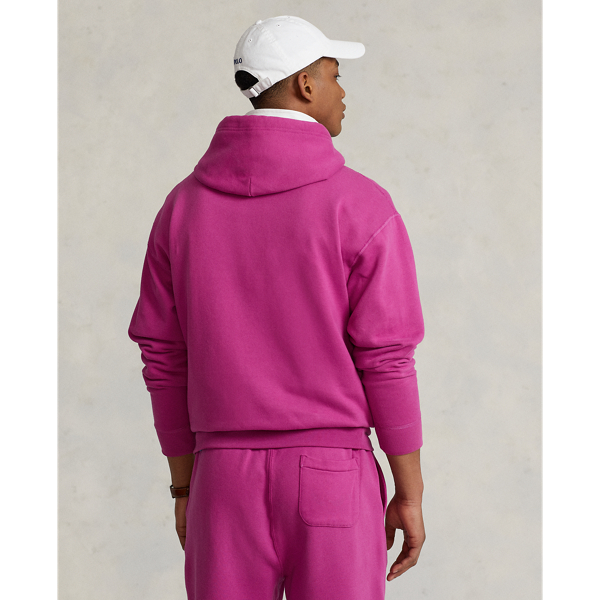 Vivid Pink The Big Fit RL Fleece Hoodie Polo Ralph Lauren 5