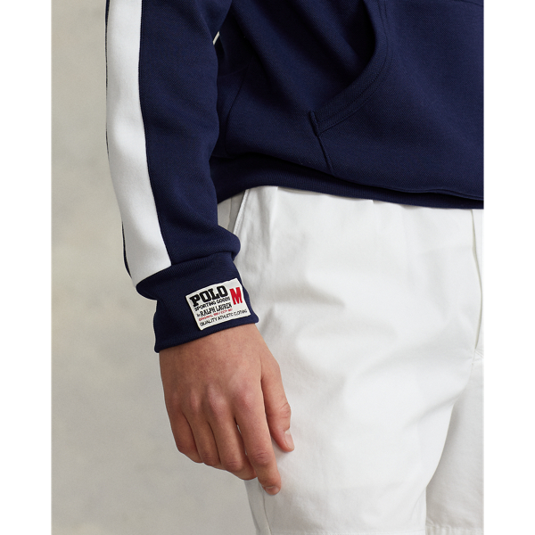 Newport Navy Logo Double-Knit Hoodie Polo Ralph Lauren 6