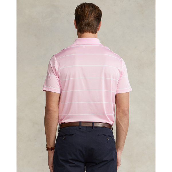 Carmel Pink/Ceramic White Classic Fit Performance Polo Shirt Polo Ralph Lauren 5