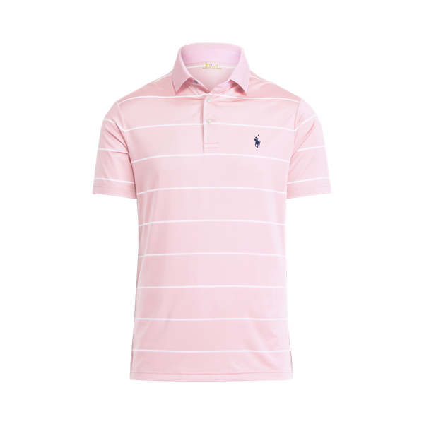 Carmel Pink/Ceramic White Classic Fit Performance Polo Shirt Polo Ralph Lauren 2