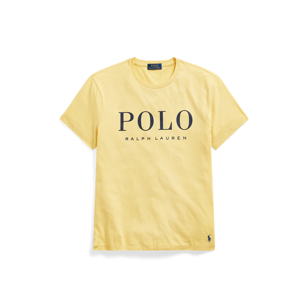 Corn Yellow Custom Slim Fit Logo Jersey T-Shirt Polo Ralph Lauren 2