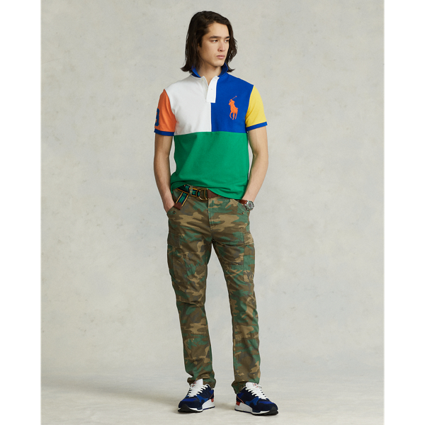 Pacific Royal Multi Classic Fit Big Pony Mesh Polo Shirt Polo Ralph Lauren 4