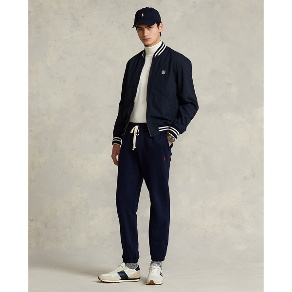 College Navy Polo Shield Baseball Jacket Polo Ralph Lauren 4