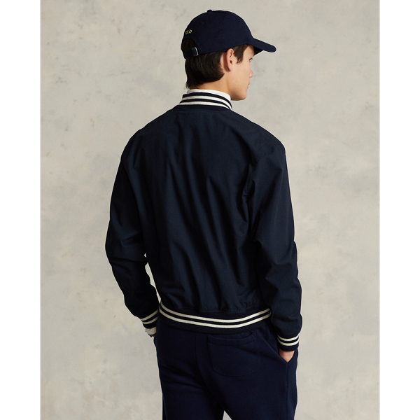 College Navy Polo Shield Baseball Jacket Polo Ralph Lauren 5