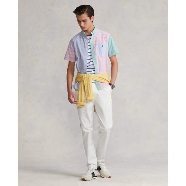 Stripe Funshirt RL Prepster Classic Fit Seersucker Shirt Polo Ralph Lauren 4