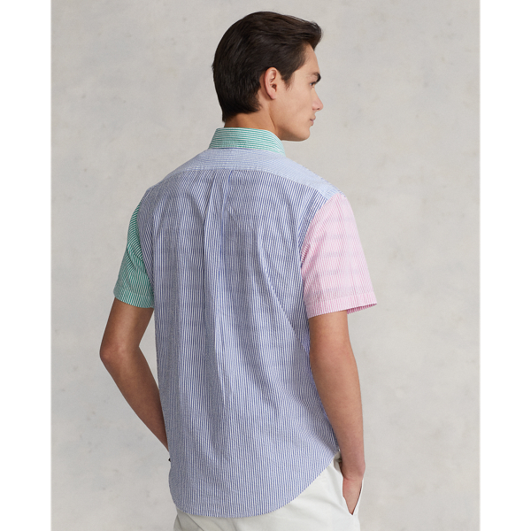 Stripe Funshirt RL Prepster Classic Fit Seersucker Shirt Polo Ralph Lauren 5