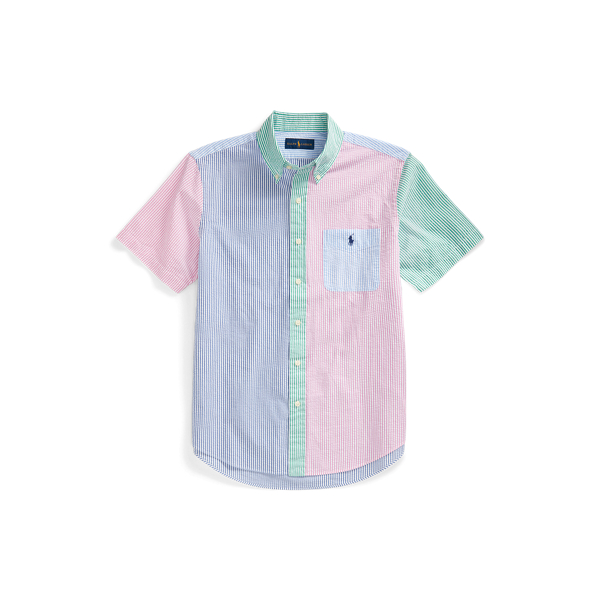 Stripe Funshirt RL Prepster Classic Fit Seersucker Shirt Polo Ralph Lauren 2