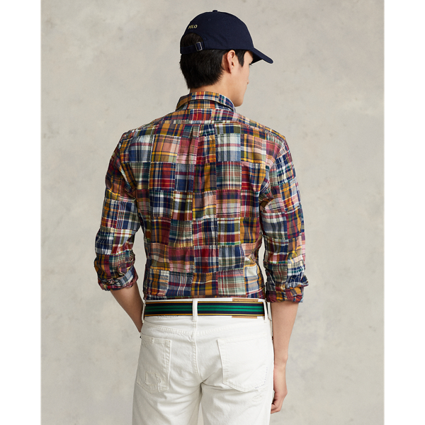 Bleeder Patchwork Classic Fit Madras Shirt Polo Ralph Lauren 5