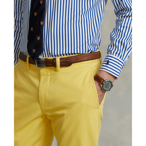 Blue/White Regent Custom Fit Striped Poplin Shirt Polo Ralph Lauren 5