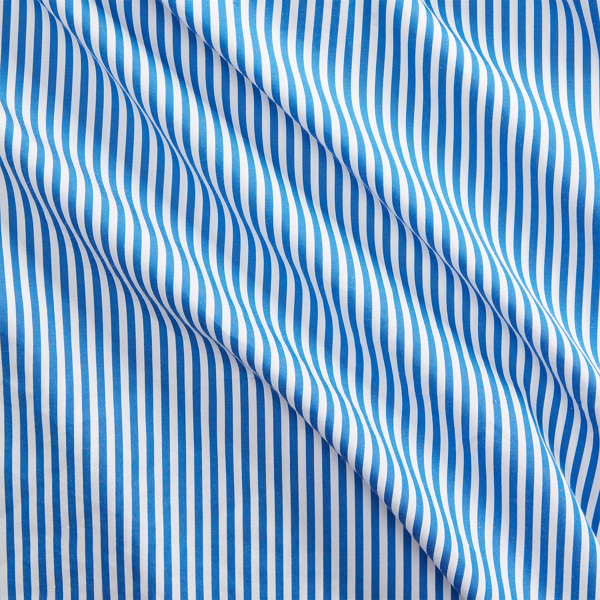 Custom Fit Striped Poplin Shirt Polo Ralph Lauren em White/Blue 7