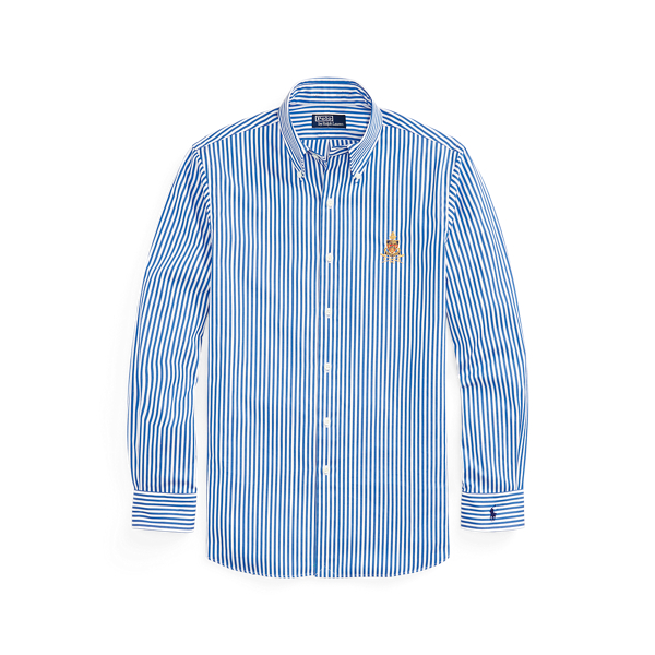Custom Fit Striped Poplin Shirt