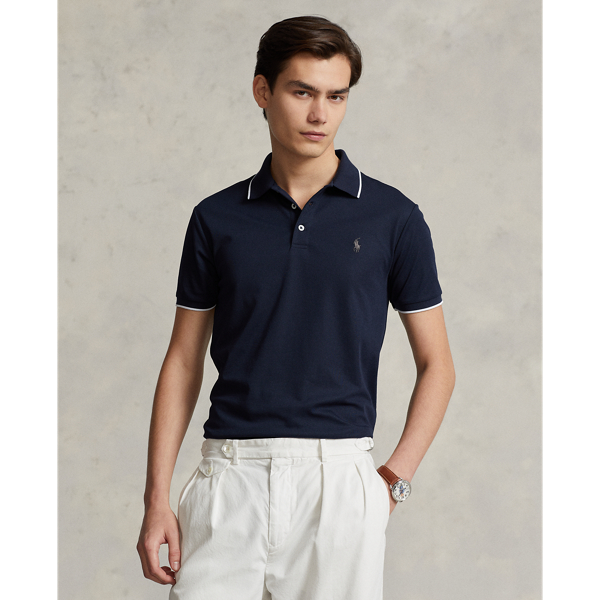 Custom Slim Fit Birdseye Polo Shirt for Men | Ralph Lauren® JO