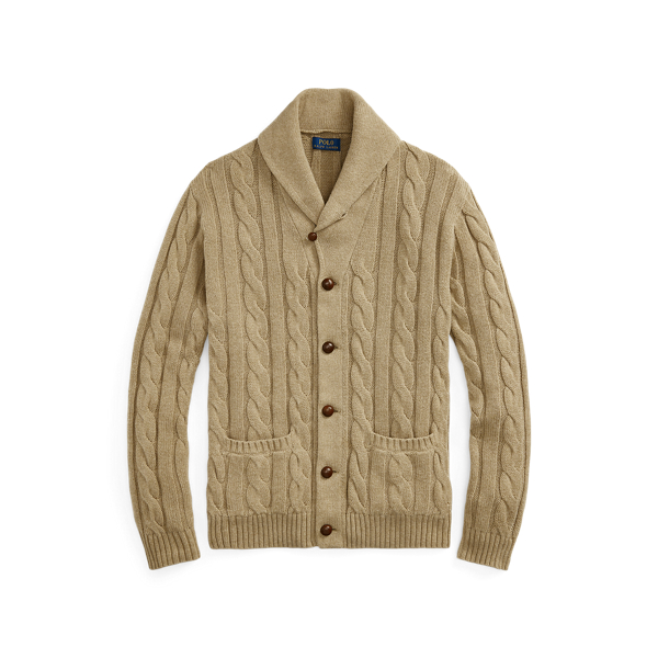 Cable-Knit Cotton-Cashmere Cardigan Polo Ralph Lauren 1