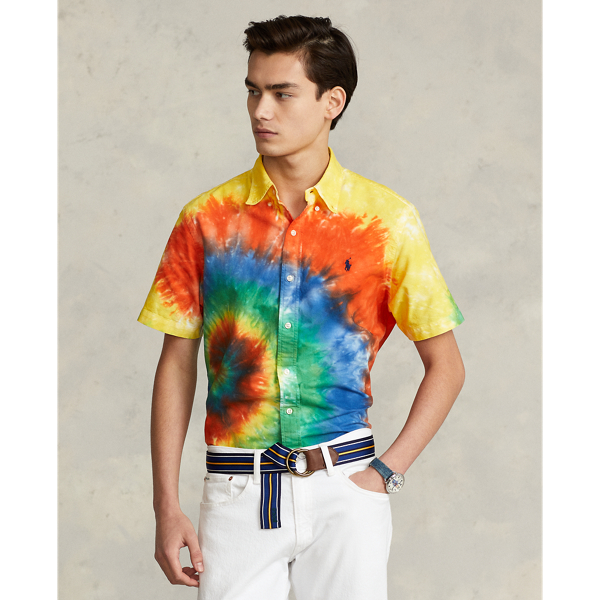 Classic Fit Tie Dye Oxford Shirt