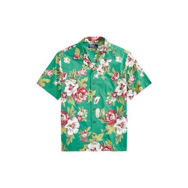 Custom Fit Floral Poplin Camp Shirt Polo Ralph Lauren 1