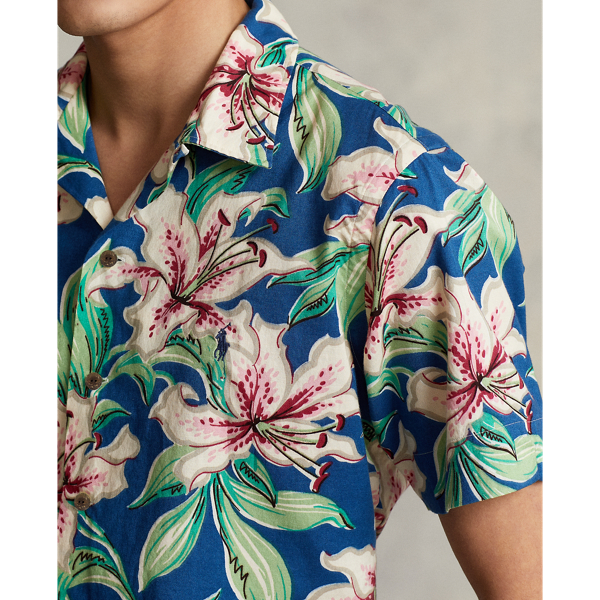 Classic-Fit Kurzarmhemd mit Blumenmuster Polo Ralph Lauren in Seaside Lilies 6